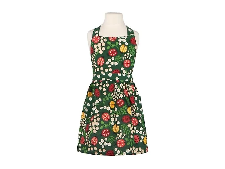 Jubilee 100% Cotton Minnie Kid's Apron, Ladybugs
