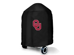 Logo Brands FWD-LGB-KTG-F916 College Team Kettle Grill Cover Oklahoma Sooners 