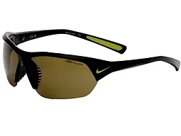 Nike 0FQ4766 077 71 69-10-125 Nike Unisex Skylon Ace Sunglasses Black Black Black/Yellow