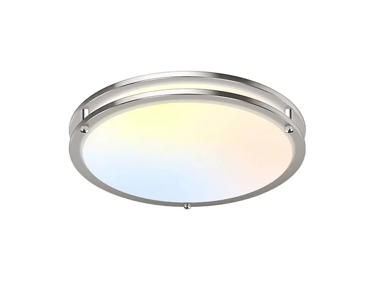 GoBright 18in Nickel LED Ceiling Light