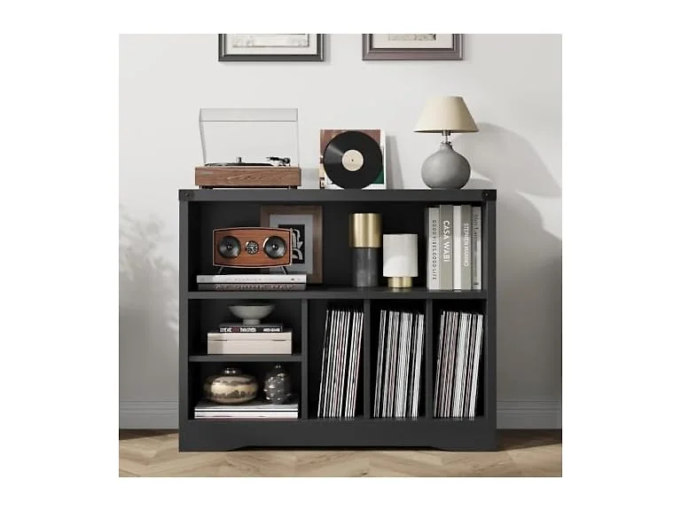 MOVECOM Record Player Stand 6 Cubes