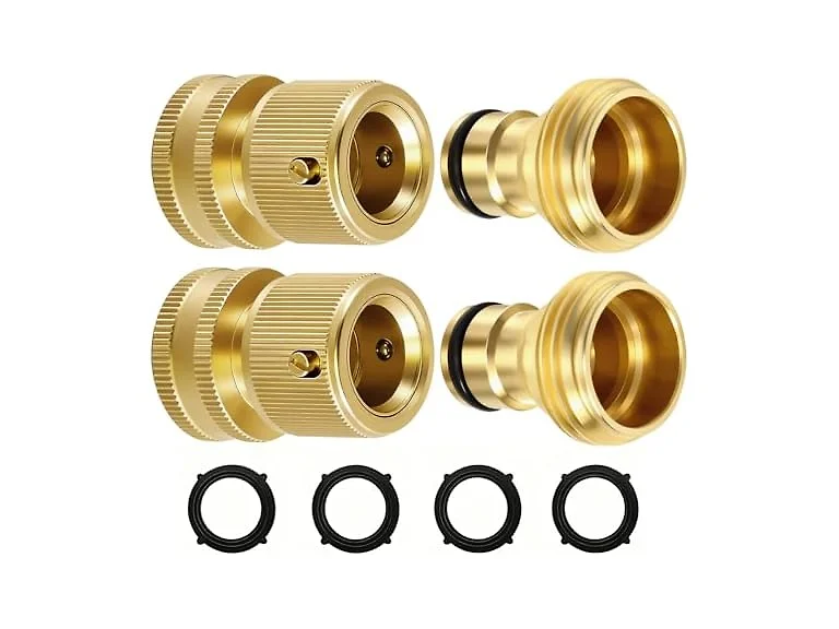 RAINPOINT 3/4 GHT Brass Hose Fittings