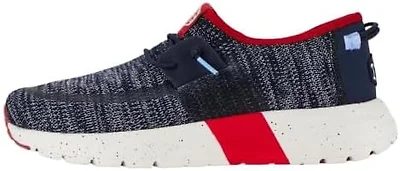 Hey Dude Mens Shoes, Sirocco Sport Mode, Navy/Grey, 47