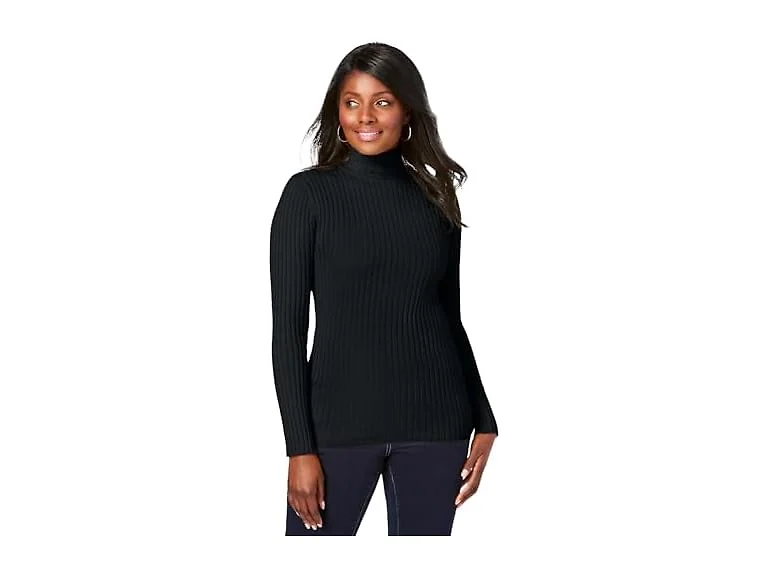 Jessica London Women (22-24) Ribbed Cotton Sweater