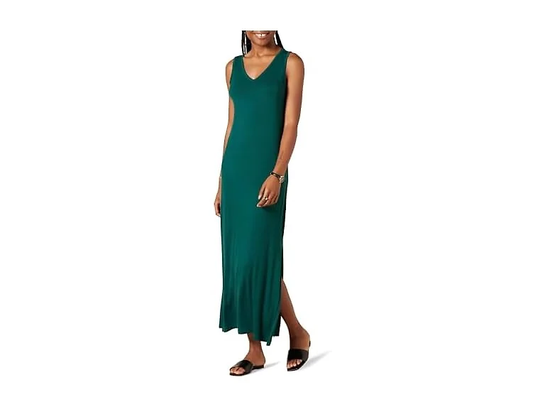 Amazon Essentials Women Jersey V-neck Tank Dress