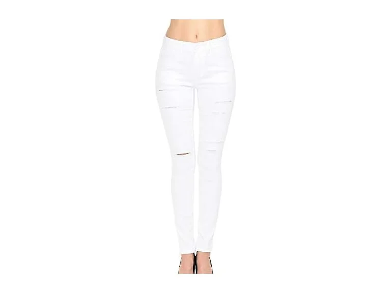 WAX Jean Women (5/27) High-Rise Slashed Jeans