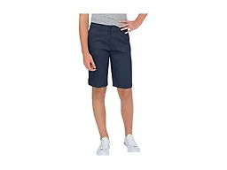 Dickies Kids Girls 7-16 Stretch Bermuda Short, Dark Navy, 18