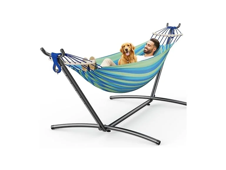 ANAGOO AN-DC-Wideblue Double Hammock with stand for 