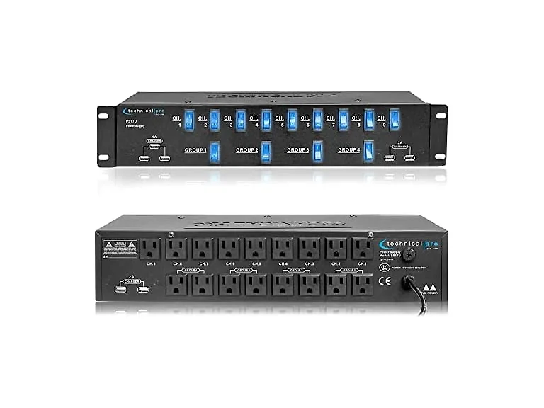 17-Outlet Rack Mount Power Supply