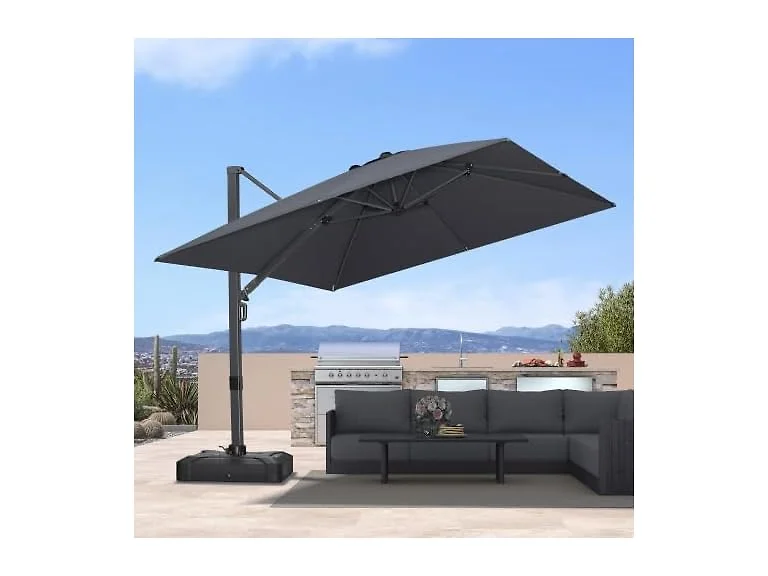 PURPLE LEAF Cantilever Umbrella 10' X