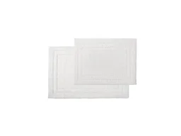 2 Piece Micro Plush Latex Bath Rug Set