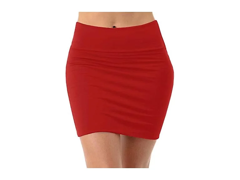 Fashiontasy Women (S) Casual Rayon Stretchy Skirt