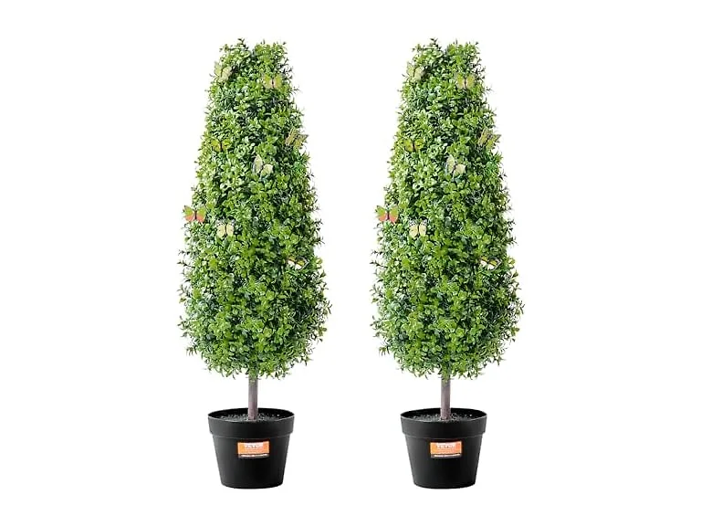 VEVOR Artificial Boxwood Topiary Tree - 36"