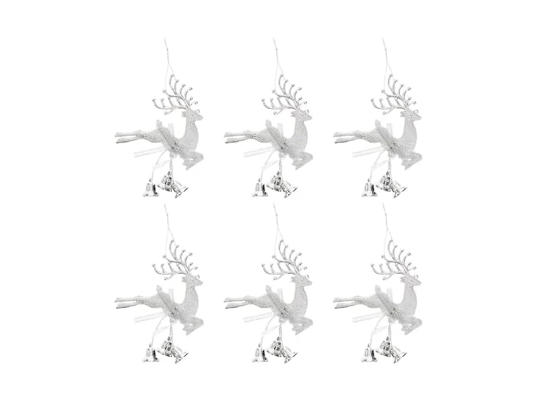 STOBOK Christmas Tree Bell Ornaments Xmas Reindeer