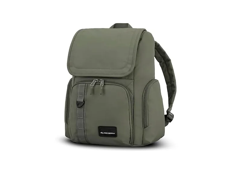 High Sierra Lineage Flap Backpack- Olive