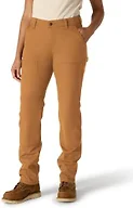 Carhartt Women's The Essential Ashland Double-Front Pant, Carhartt Brown, 4 Short