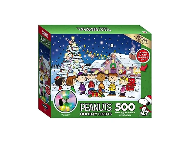 Peanuts Holiday Friends Gathering Light