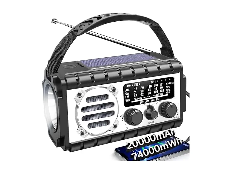 QALYVYW Solar Crank Emergency Radio