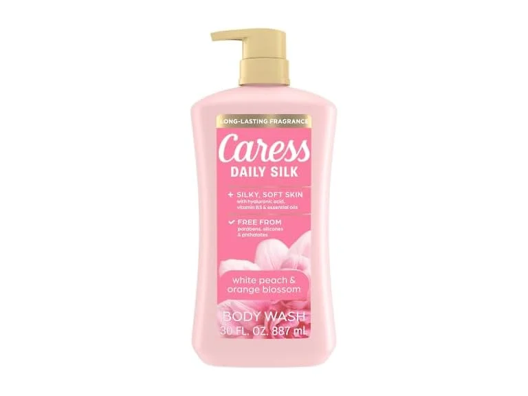 Caress Daily Silk, White peach and