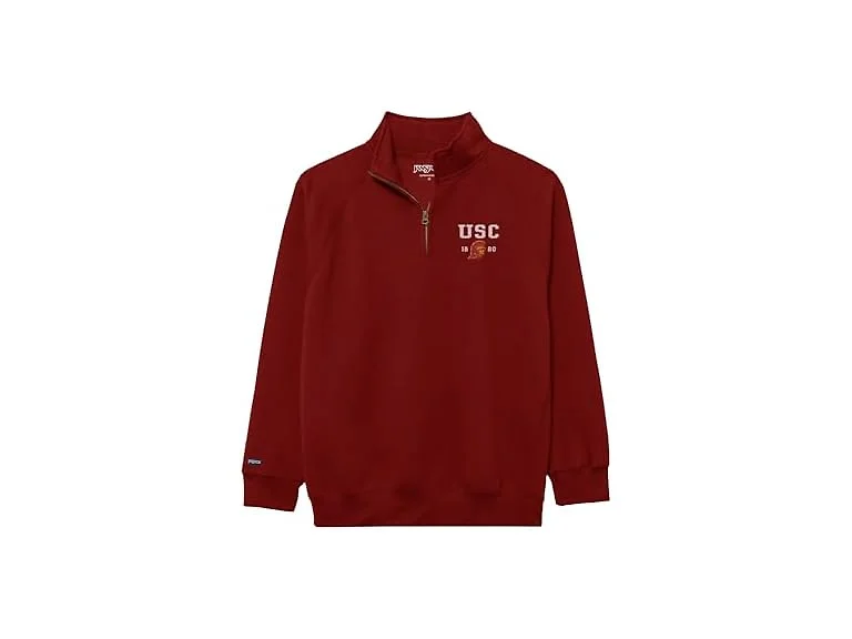JanSport Unisex NCAA Rival Quarter Zip Sweatshirt