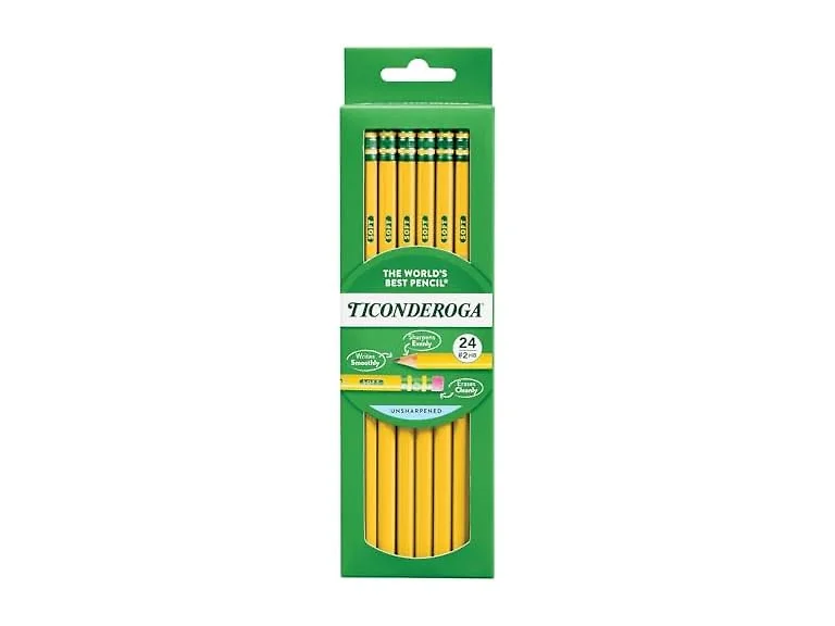Ticonderoga Ticonderoga Wood-Cased Pencils, Yellow