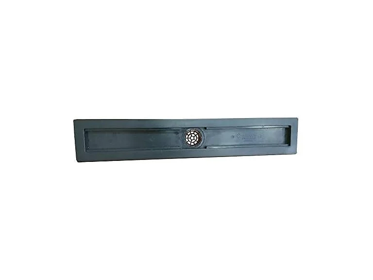 Compotite Linear Drain Body Black ABS