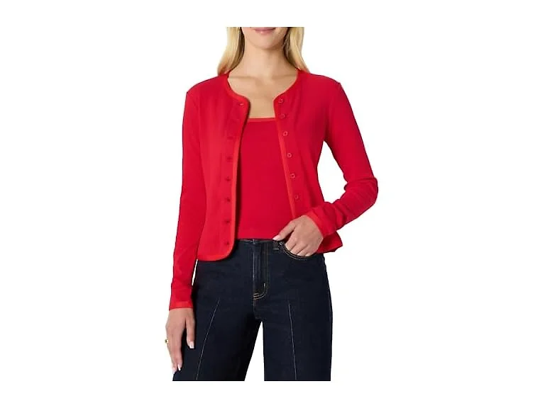 Amazon Essentials Women's Ribbed Cardigan & Set