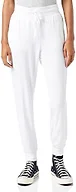 Amazon Essentials Athletic Pants for Women, Brushed Tech Stretch Lounge Joggers, Plus Size Available, White, Small