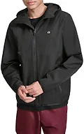 Champion Men's Performance Windbreaker Rain Jacket with Hood, Black, X-Large