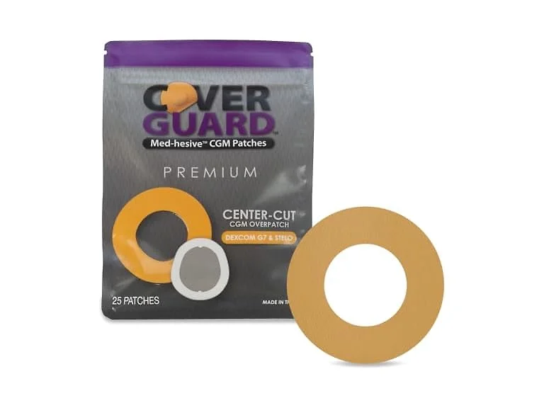 CoverGuard CGM Overpatch Dexcom G7 Tan 25 Count