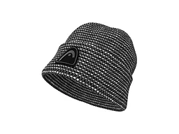 HEAD Men’s Kane Beanie – Tri-Color Knit Hat with Polylana® Blend, Fold-Over Cuff, Après Ski Winter Style-Black