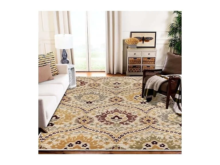 Superior Indoor Rug, Jute Backed Augusta Collection 4'x6'