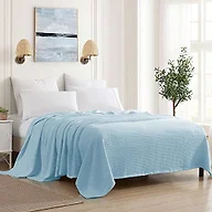 Grand Hotel Waffle Weave Cotton Blanket