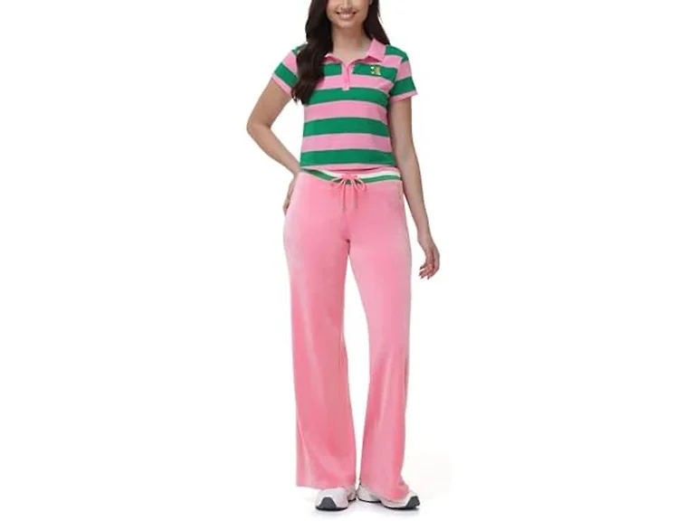 Juicy Couture  (S) Contrast Waist Track Pant 88ZG