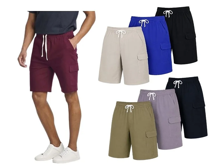 (6PK) Men's Cotton Cargo Shorts (S-3XL)