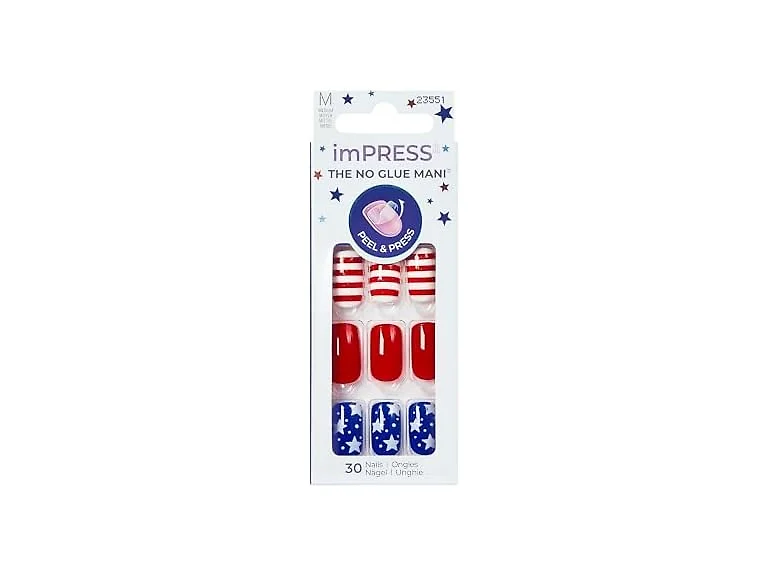 imPRESS Press On Nails Stateside Medium 30 Count