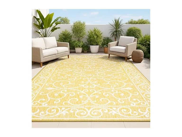 JONATHAN Y Filigree Outdoor Rug 5x8