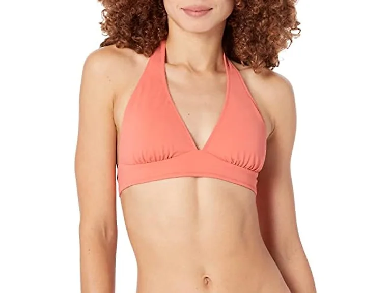 Amazon Essentials Women (M) Top Pink Swimsuit