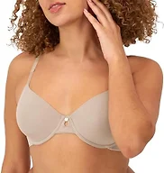 Maidenform Women's Underwire T-Shirt Bra, Everyday Luxe T-Shirt Bra, Full Coverage Bra Evening Blush