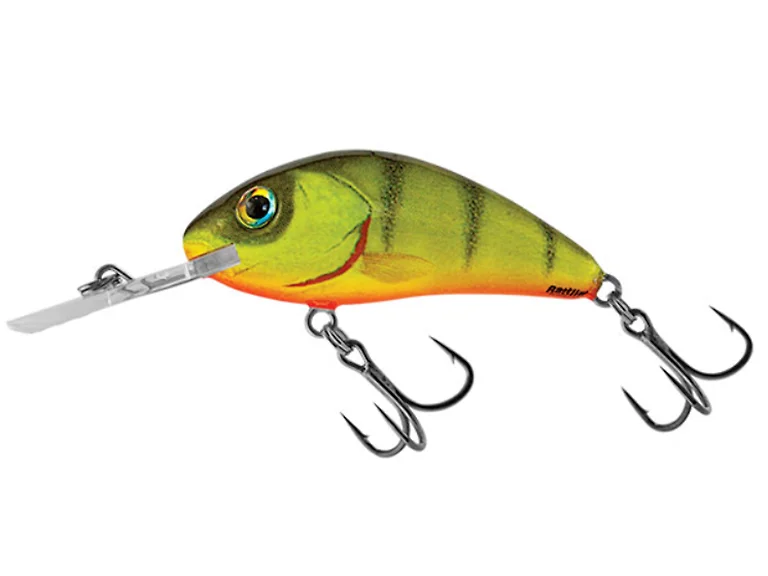 SALMO QRH156 Rattlin Hornet 045 Yellow Holographic Perch