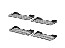 LUGO WS-2412-2 BLK LUGO 24"x12" Garage Wall Shelves, 4
