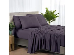 Bibb Home 2000 Count 6-Piece Bamboo Sheet Set with Suregrip
