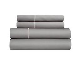 Bibb Home 10004 King 1000TC Cotton Rich 4-Piece Sheet Set 