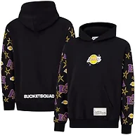 Bucketsquad Men's X Ultra Game NBA Officially Licensed Buckie Hoodie Sweatshirt, Los Angeles Lakers, Black, Medium