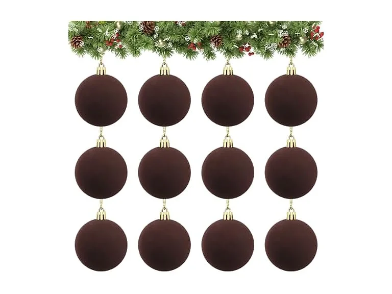 Rokkibom 12pcs Christmas Ball Ornaments