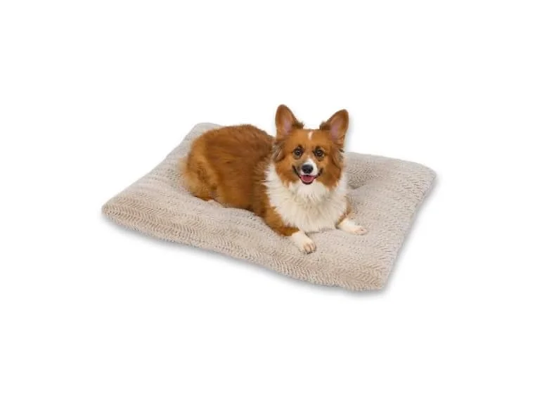 Best Friends by Sheri Comfy Crate Dog Bed Washable, Oyster