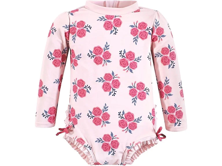 Hudson Baby Girls (8 Years) Rashguard Swimsuit