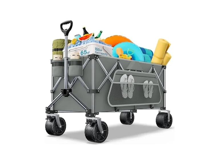 Wagons Carts Foldable Heavy Duty,440lbs