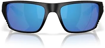 Costa Del Mar 06S9118 911801 59 59-19-125 CostaDel Mar 06S9118 Polarized Sunglasses Black/Blue Mirror 580P