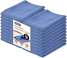 Superio Microfiber Squeegee Towel Extra Large Miracle Cloth 20 x 30 Streak Free Microfiber Floor Cloth-Rag for Cleaning House, Kitchen, Bathroom-Scratch Free, 18 Pack